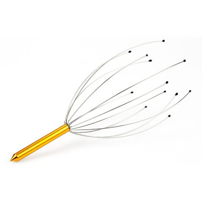 Good Old Values Yellow Head Massager Stress Release Muscle Tension Neck Scalp