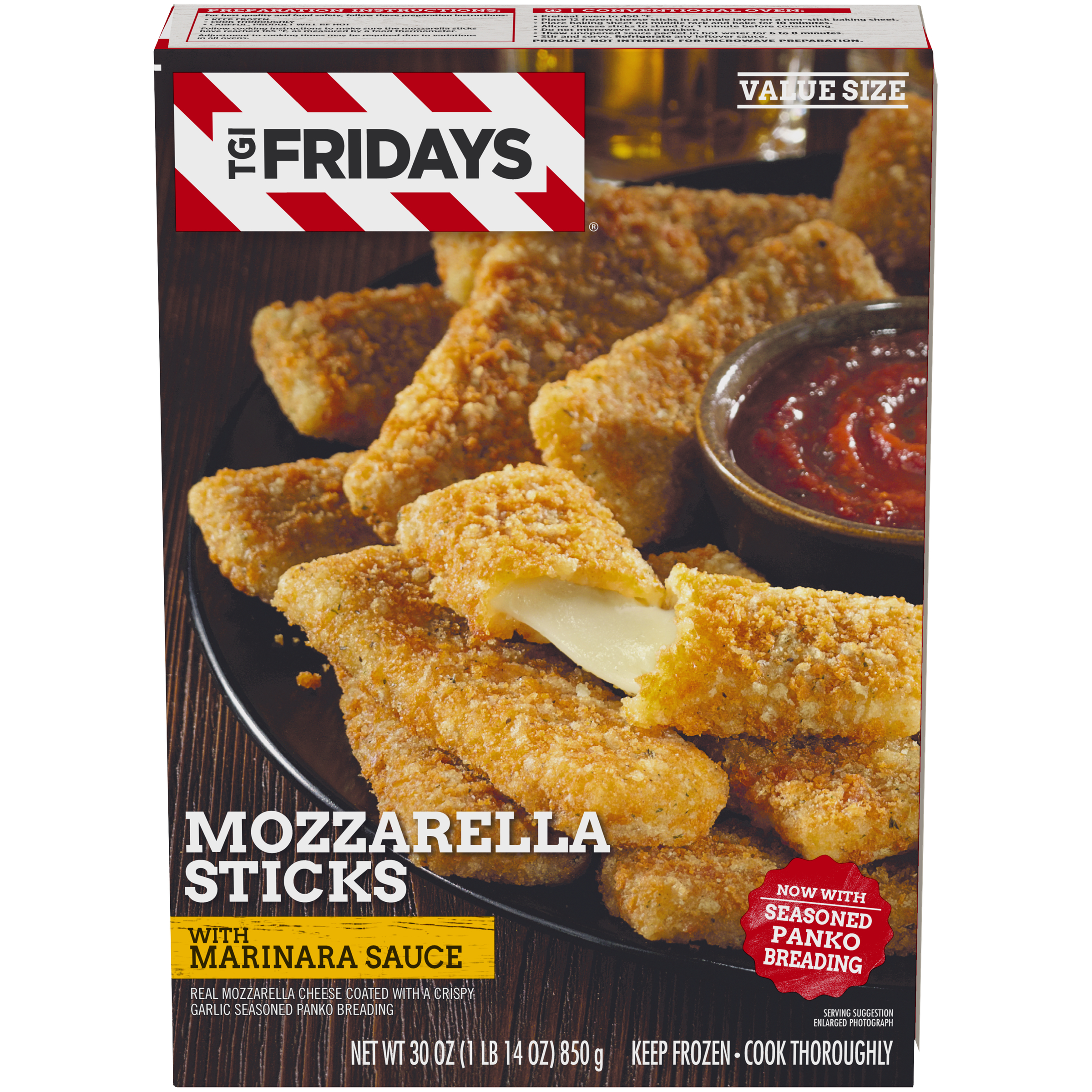 T.G.I. Friday's Mozzarella Sticks with Marinara Sauce