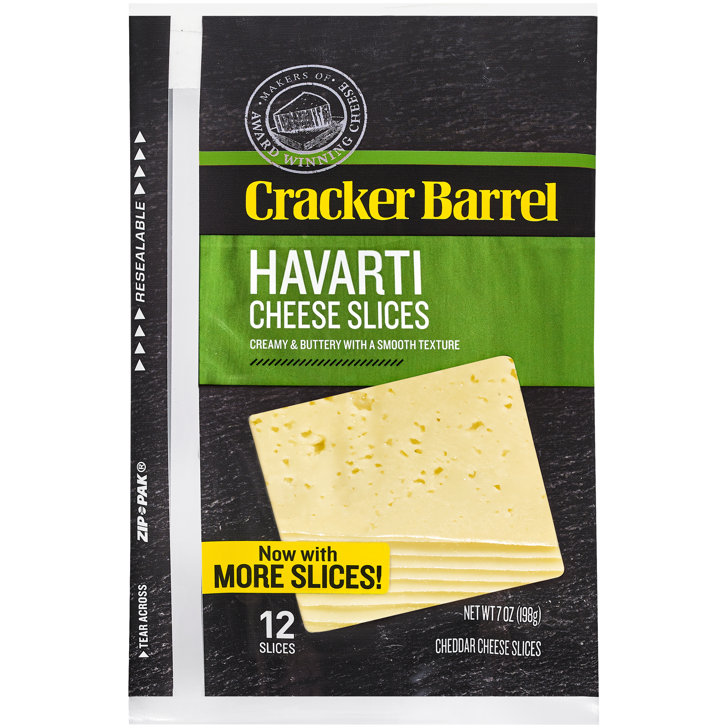 Cracker Barrel Havarti Cheese Slices