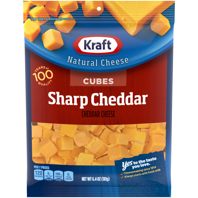 Kraft Sharp Cheddar Natural Cheese Cubes Reviews 2019