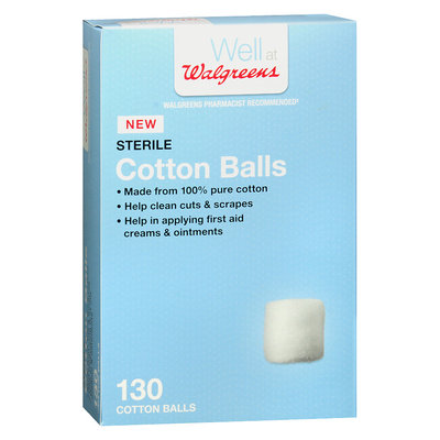 Walgreens Sterile Cotton Balls 130.0 ea