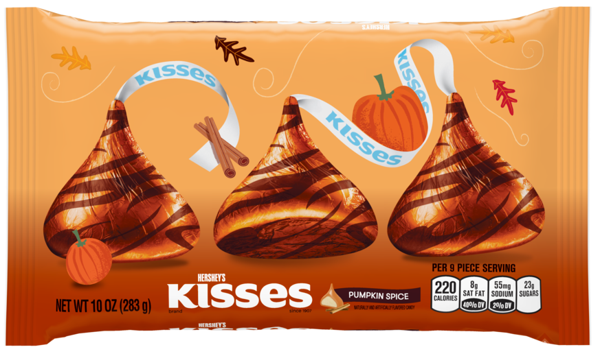Hershey's Kisses Pumpkin Spice Flavored Candies