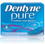 Dentyne Pure Mint with Herbal Accents With Neutra Fresh Gum