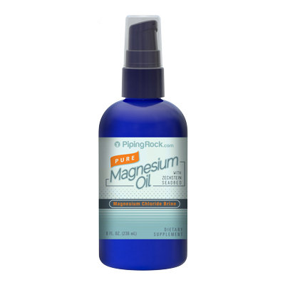 Piping Rock Pure Magnesium Oil 8 fl oz Spray Bottle