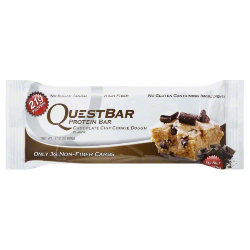 Quest Nutrition - QuestBar Natural Protein Bar Chocolate Chip Cookie Dough - 2.12 oz.