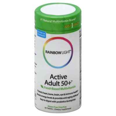 Rainblow Light Rainbow Light Active Adult 50+ Multivitamin 50 tablets