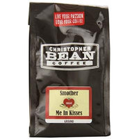 Christopher Bean Coffee Ground Flavored Coffee, Smother Me In Kisses, 12 Ounce