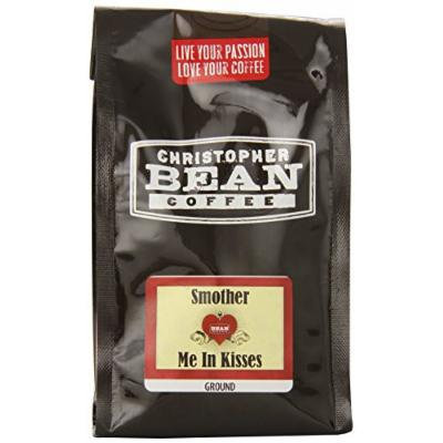 Christopher Bean Coffee Ground Flavored Coffee, Smother Me In Kisses, 12 Ounce