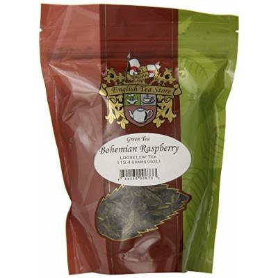 English Tea Store Loose Leaf, Bohemian Raspberry Tea Pouches, 4 Ounce