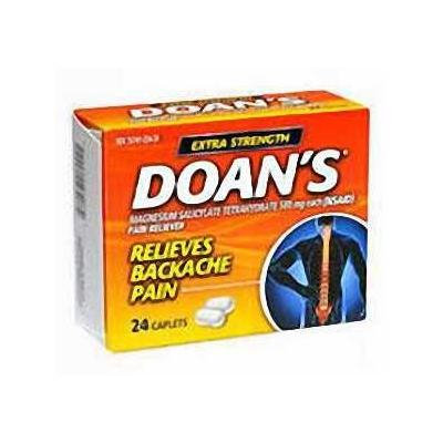 Doan`s Backache Pain Reliever Extra Strength Caplets 24 ct (2pack)