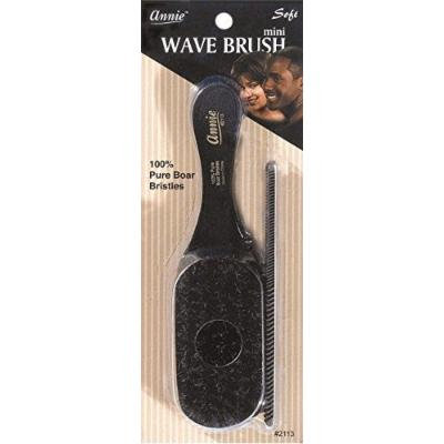 Annie mini pocket small manclub combo brush #2113 - SOFT-, soft bristles, natural bristles, boar bristles, hair comb, hair brush, long hair, short hair,