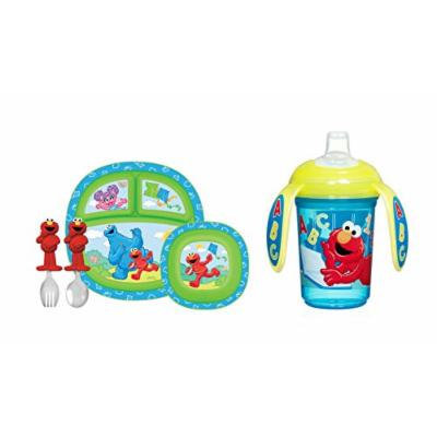 Munchkin Sesame Street Toddler Dining Set with Trainer Cup, Blue