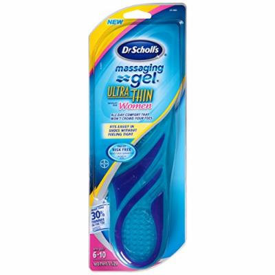 Dr. Scholl's Massaging Gel Ultra-Thin Insoles, Women, Size 6-10