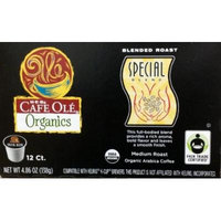 HEB Cafe Ole Organics 12 Count Single Brew, Special Blend Medium Roast (Pack of 2)