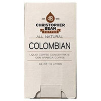 Colombian Cold Brew Or Hot High Yield Liquid Coffee Concentrate 64 Ounce Bag In Box With Shcolle Connector