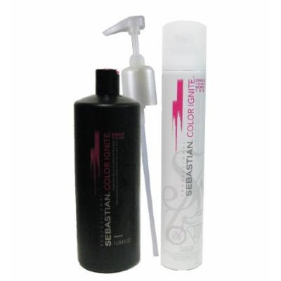 Sebastian Color Ignite Single Tone Shampoo and Conditioner Duo 33.8/16.6 Oz