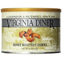 Virginia Diner Honey Roasted Cashews, 18 Ounce