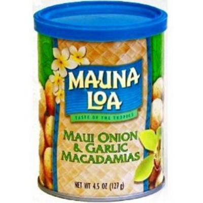 Hawaiian Value Pack Mauna Loa Macadamia Nuts Maui Onion & Garlic 6 Cans