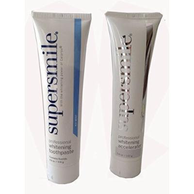Supersmile Professional Whitening Toothpaste and Professional Whitening Accelerator (Icy Mint)