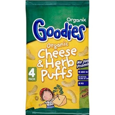 Organix Goodies Organic Puffs - Cheese & Herb 12mth+ (4x15g)