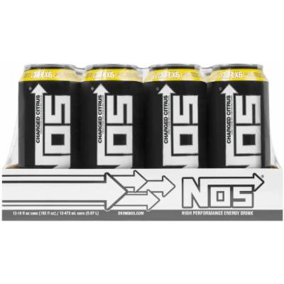 NOS Charged Citrus, 12 ct, 16 FL OZ can energy drink