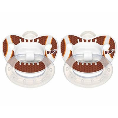 NUK Orthodontic Sports Pacifiers- 18-36 Months (Size 3) - Football 2