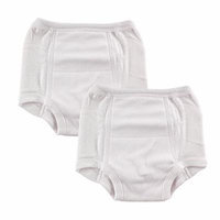 Luvable Friends 2-Pack Water Resistant Training Pants, White, 2T
