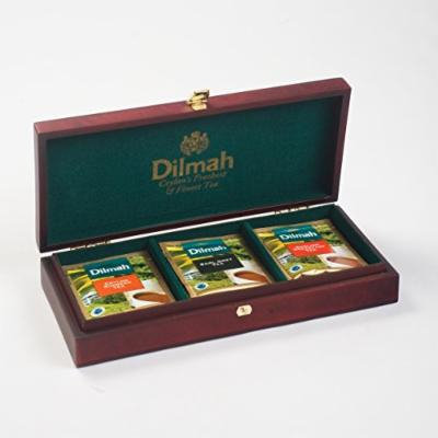 Dilmah, Luxury Wooden Presenter, Tea Chest, Founders Reserve 3 Slot (Chest Only)