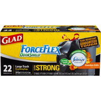Glad Forceflex Odorshield Large Trash Bags, Hawaiian Aloha, 22 Count