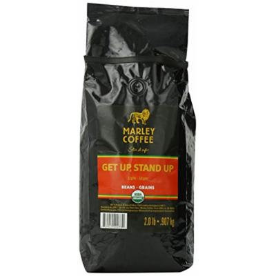 Marley Coffee, Organic Whole Bean Coffee, Getup, Stand Up, 2 Pound