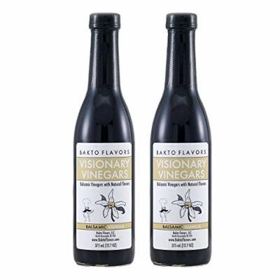Balsamic Vinegars - Kosher, OU-Parve (Natural Vanilla) (2 Pack) 12.7 FL Bottles