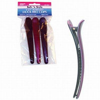Soft 'N Style Pearlized Coated Rubber Clips 4-3/4