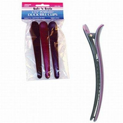 Soft 'N Style Pearlized Coated Rubber Clips 4-3/4