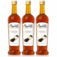 Amoretti Premium French Vanilla Syrup 750ml 3 Pack