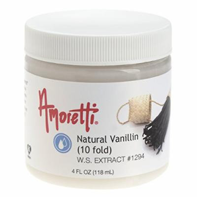 Amoretti Natural Vanillin Extract (10 Fold), 4 Fluid Ounce