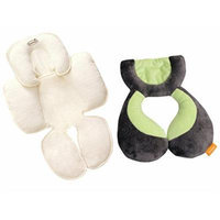 Summer Infant Snuzzler Infant Support for Car Seats and Strollers, Ivory with Koosh'N Infant Neck and Head Support
