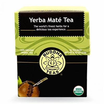 Yerba Maté Tea - Organic Herbs - 18 Bleach Free Tea Bags