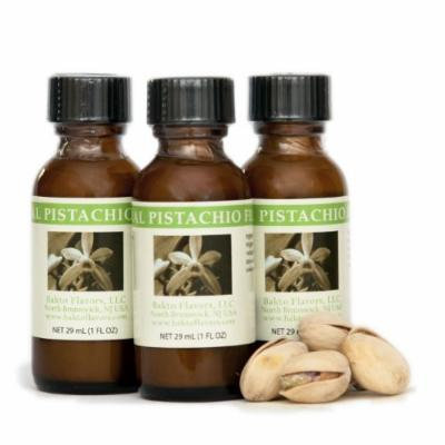 Bakto Flavors Natural Pistachio Flavor - 1 FL OZ (Pack of 3)