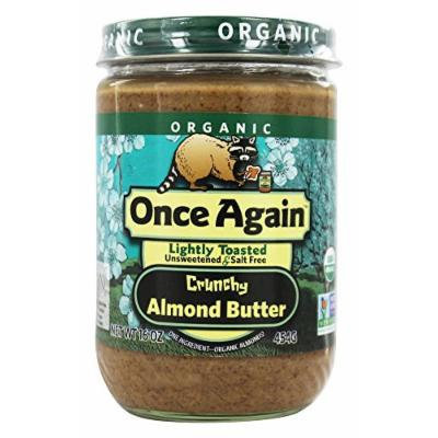 Once Again - Organic Raw Almond Butter Lightly Toasted - 16 oz.