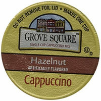 Grove Square Cappuccino Cups, Hazelnut, Single Serve Cup for Keurig K-Cup Brewers, 24 Count (Pack of 2)