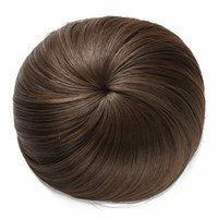 OneDor® Synthetic Hair Bun Extension Donut Chignon Hairpiece Wig (8A-Light Chestnut Brown)