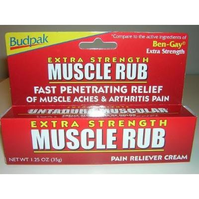 Budpak Extra Strength Muscle Rub -- 1.25 oz