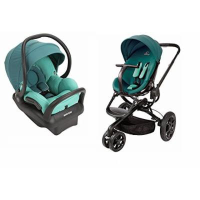 Quinny Moodd Stroller with BONUS Maxi-Cosi Mico Max 30 Infant Car Seat and Base, Green