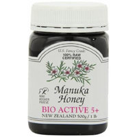 Manuka Honey Bio Active 5+, 500g/1 lb Jars (Pack of 2)