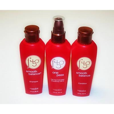 Thermafuse f450 Shampoo, Conditioner & Hot Iron Activated Smoothing Creme Trio (3 fl oz each)