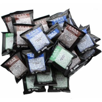 Pork Clouds - (8) Rosemary & Sea Salt + (8) Malabar Black Pepper + (8) Cinnamon Ceylon - (24 Bags Total)