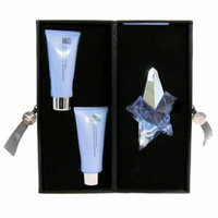 Angel By Thierry Mugler for Women Gift Set: 1.7 Oz Eau De Parfum Refillable Spray + 3.4 Oz Body Lotion + 3.4 Oz Shower Gel