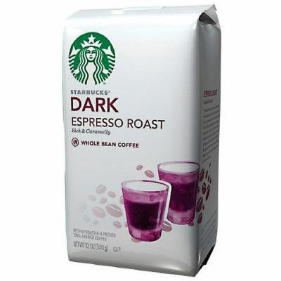 Starbucks Coffee Dark Roast, Espresso, Whole Bean 12 oz