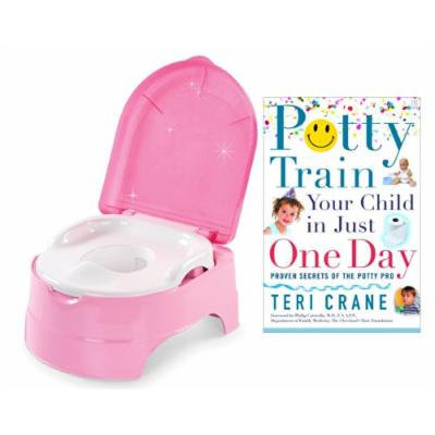 Summer Infant My Fun Potty with Potty Train Your Child in Just One Day Guide Book, Pink