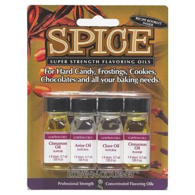 Lorann Oils Flavoring Mix, Spice, 4 Count